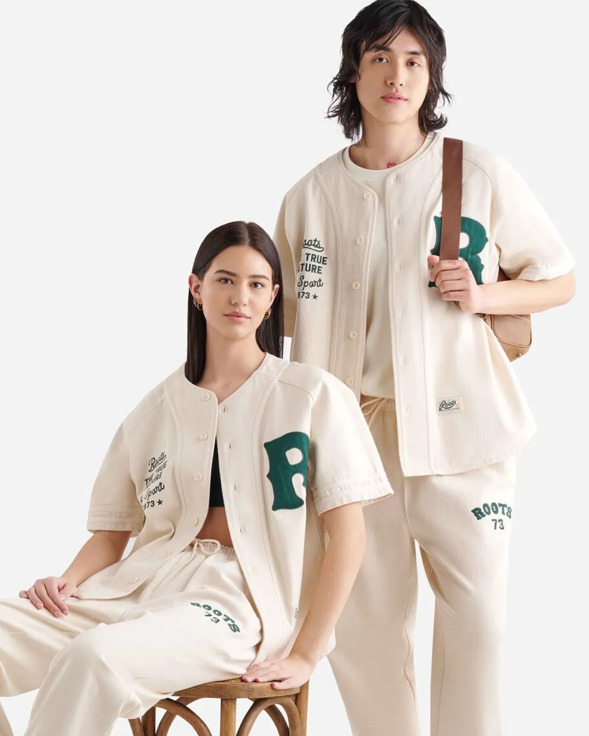 Athletics Flannel Baseball Top