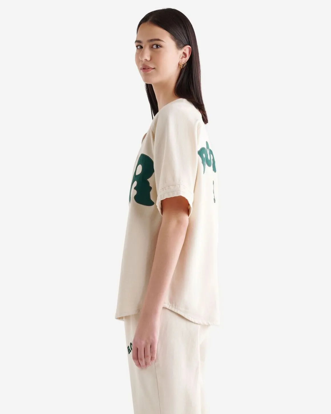 Athletics Flannel Baseball Top