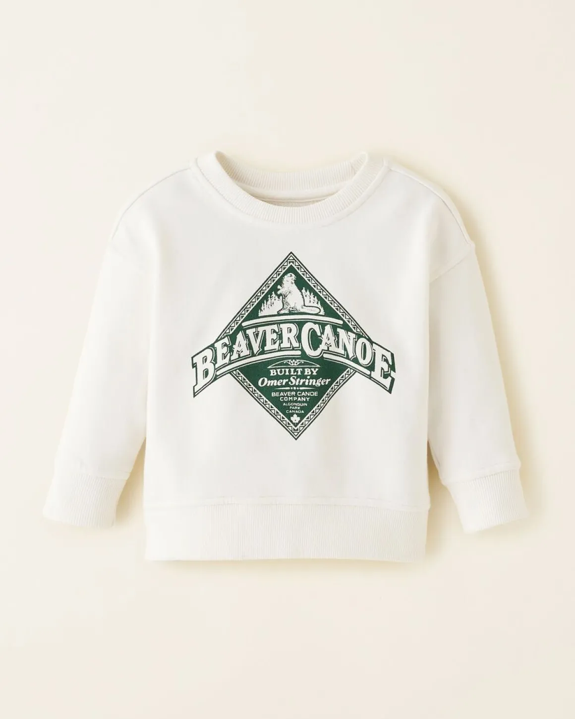 Baby Beaver Canoe Relaxed Crew Sweatshirt