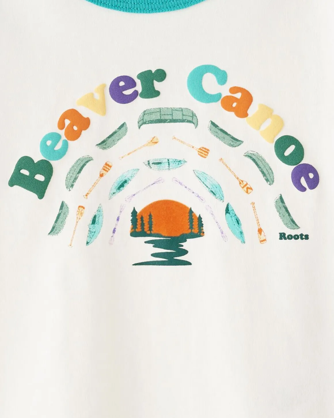 Baby Beaver Canoe Ringer T-Shirt