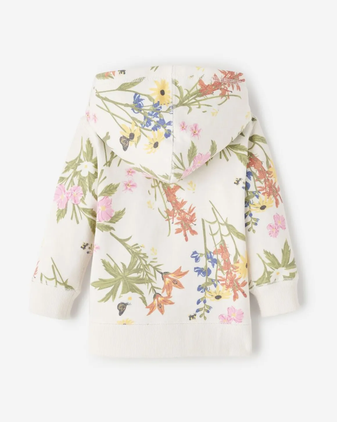 Baby Floral Full Zip Hoodie