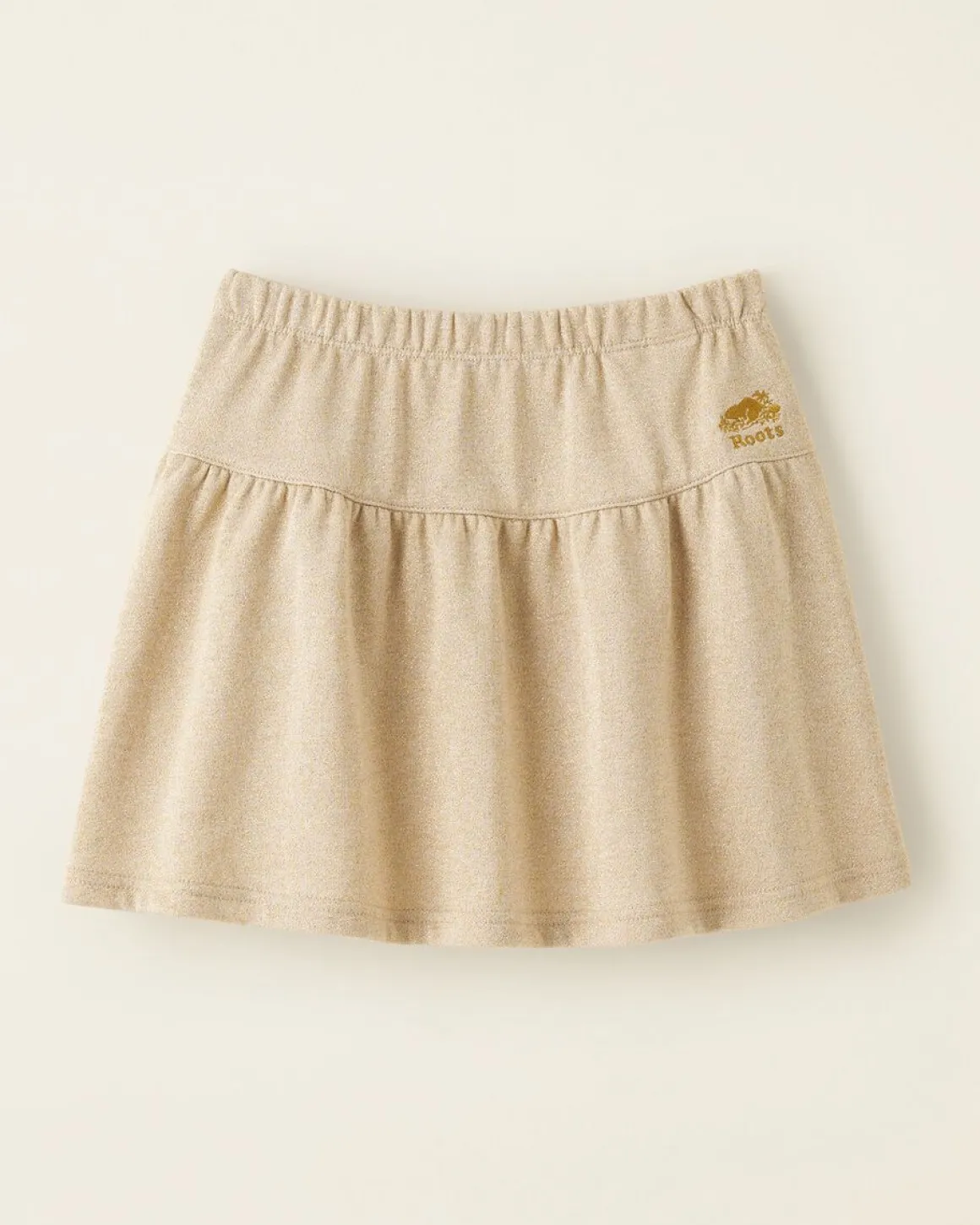 Girls Gold Sparkle Skirt