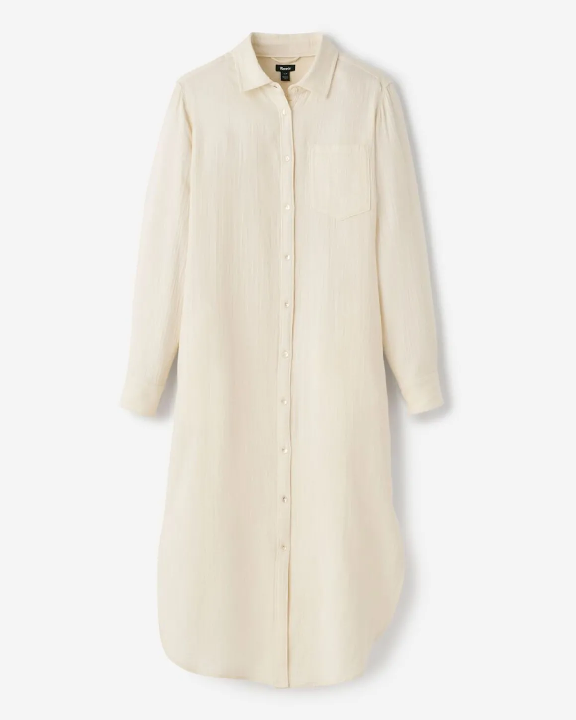 Isla Cotton Gauze Shirt Dress