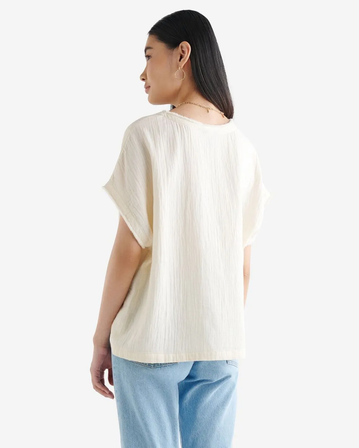Isla Cotton Gauze Top