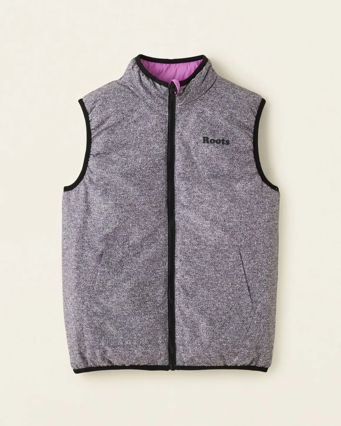 Kids Roots Reversible Puffer Vest