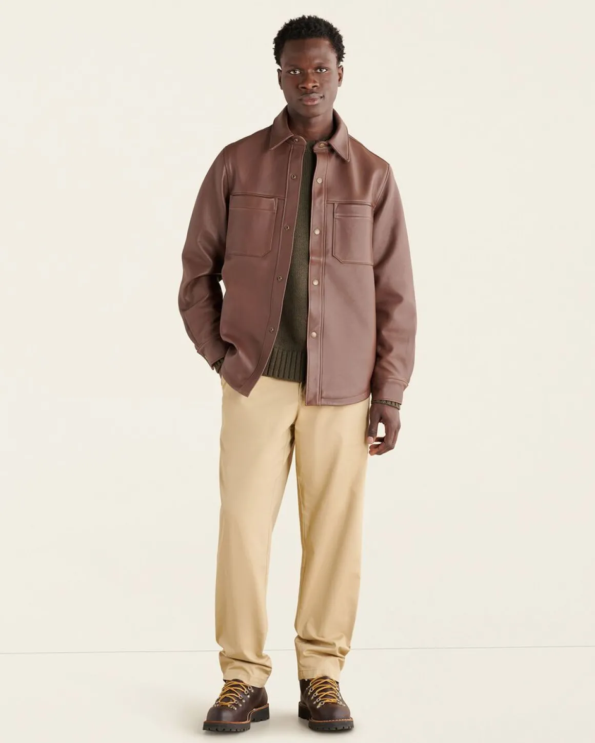 Robson Relaxed Saddle Crew Sweater