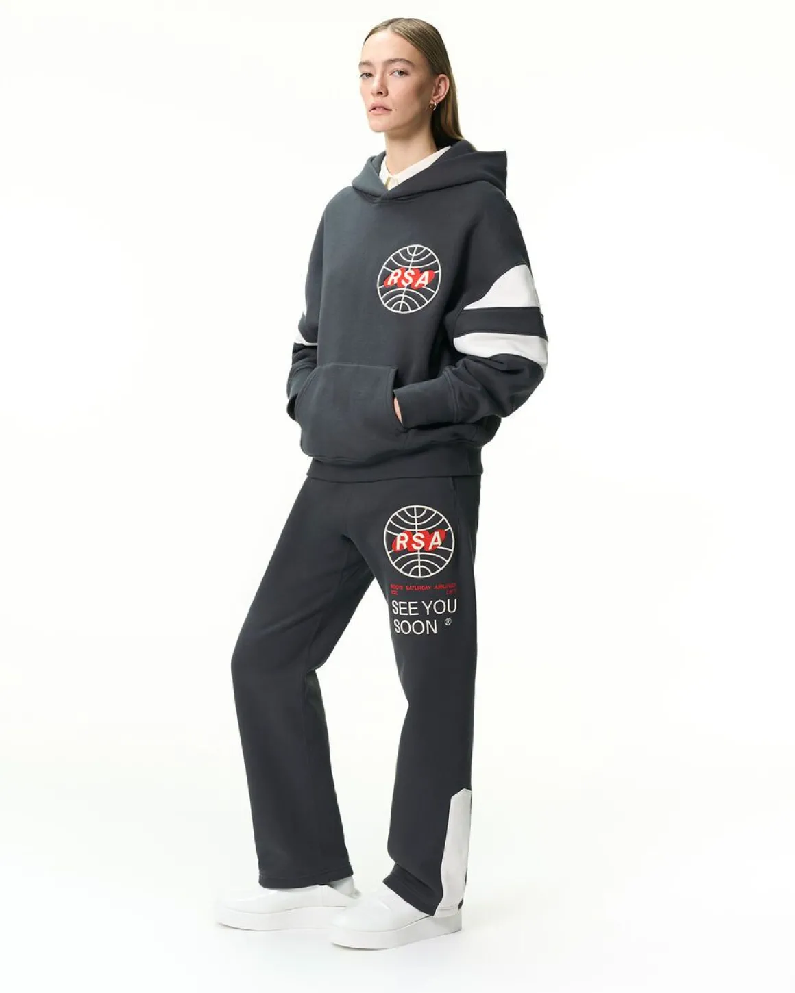 Roots X Mr. Saturday Stripe Hoodie Gender Free