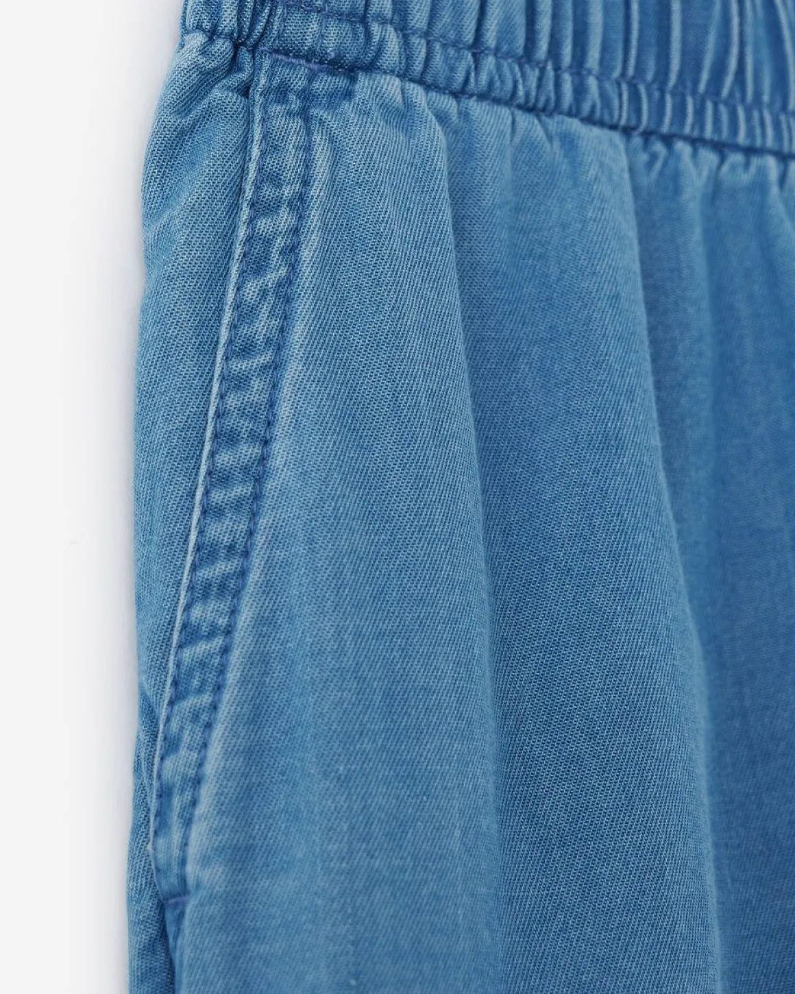 Toddler Chambray Camp Short