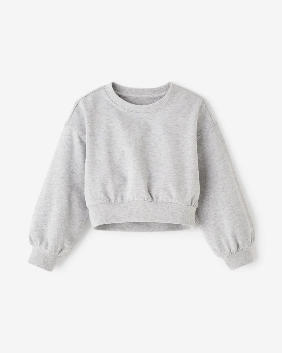 Toddler Girls Warm-Up Bubble Crew Sweatshirt