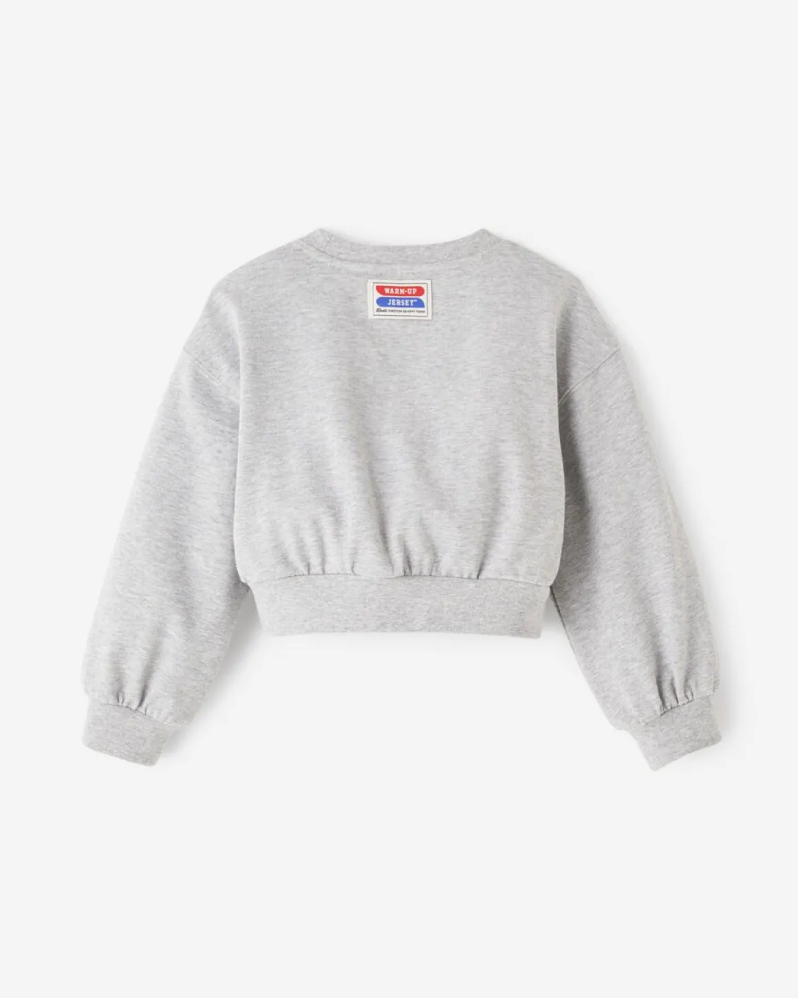 Toddler Girls Warm-Up Bubble Crew Sweatshirt