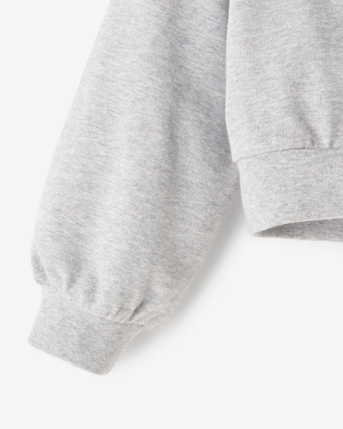 Toddler Girls Warm-Up Bubble Crew Sweatshirt