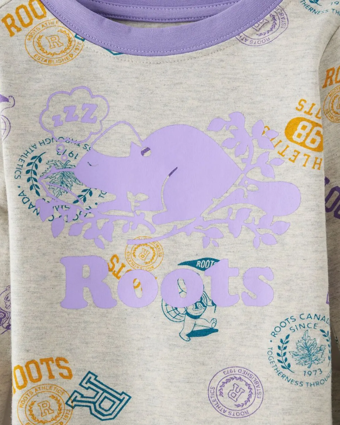 Toddler White Athletics Club Pj Set