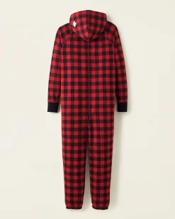 Womens Roots Park Plaid Onesie